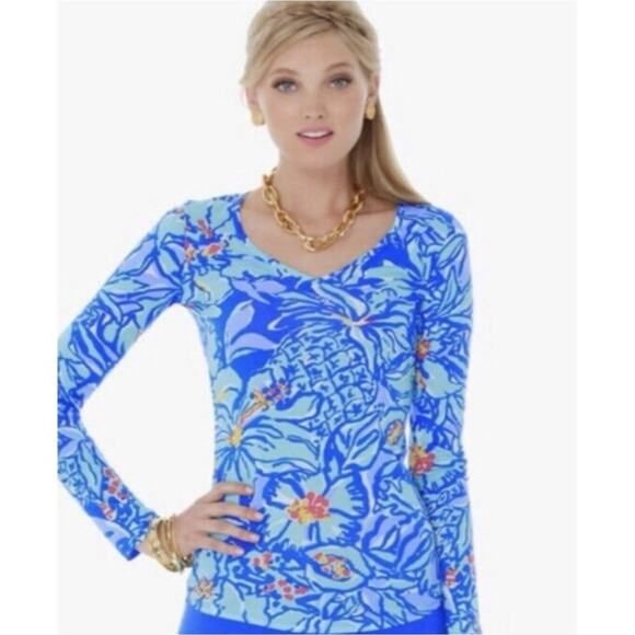 Lilly Pulitzer Arielle Mai Tai Blue Purple XS - Picture 7 of 7